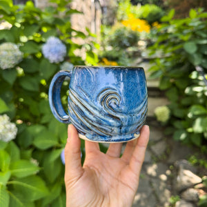 DEEP BLUE WAVE MUG