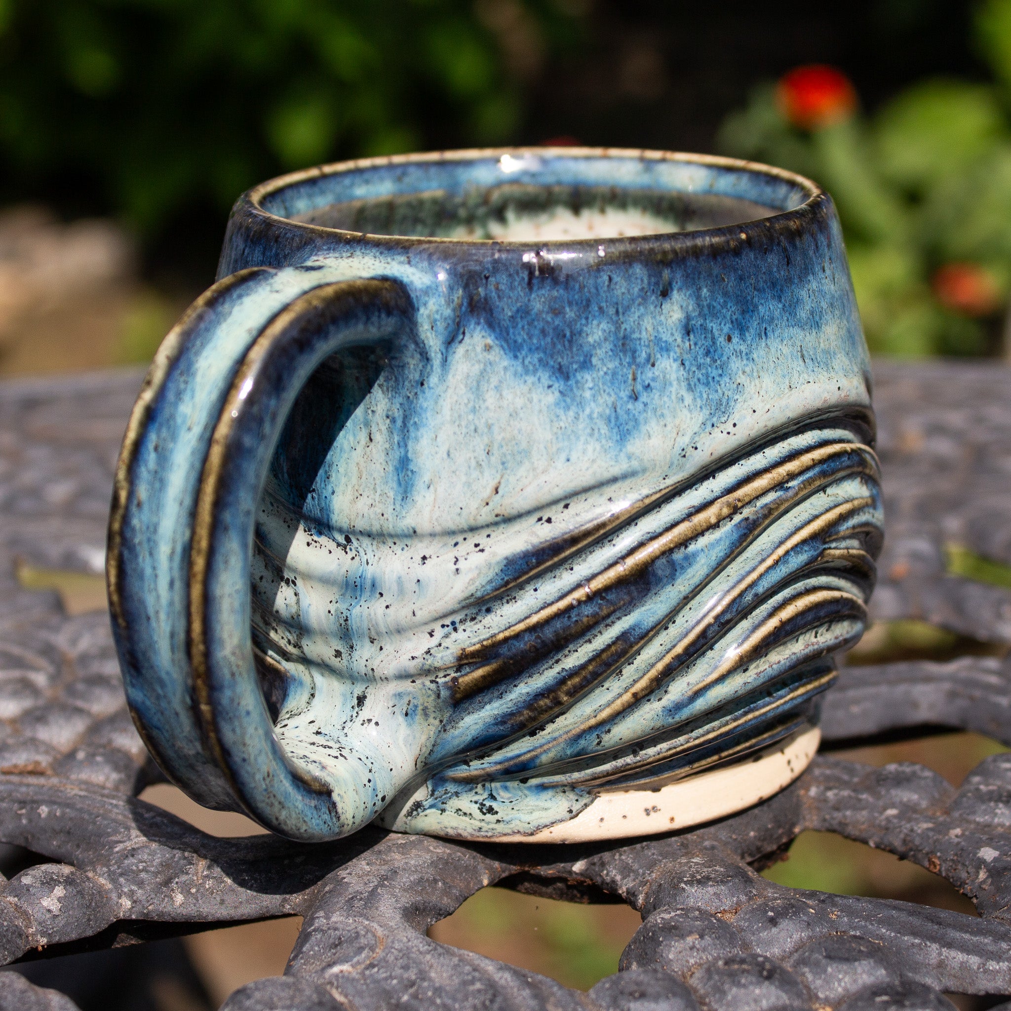 SPECKELD DEEP SEA WAVE MUG